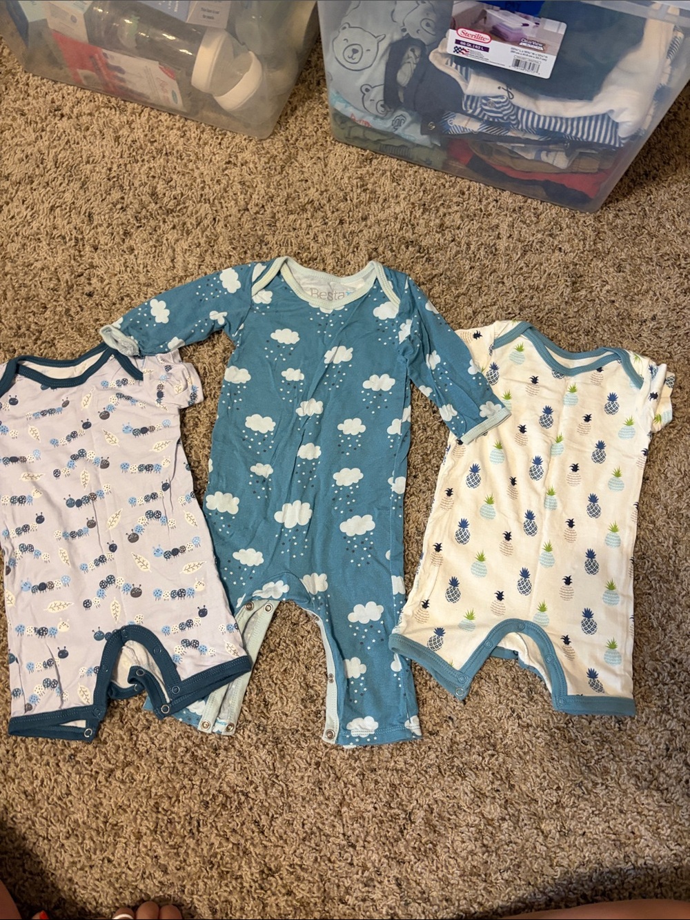 Bundle of Bestaroo Rompers size 3-6 month
